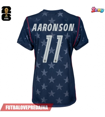 Lacne Ženy Futbalové dres Spojené štáty Brenden Aaronson #11 MS 2026 Krátky Rukáv - Preč